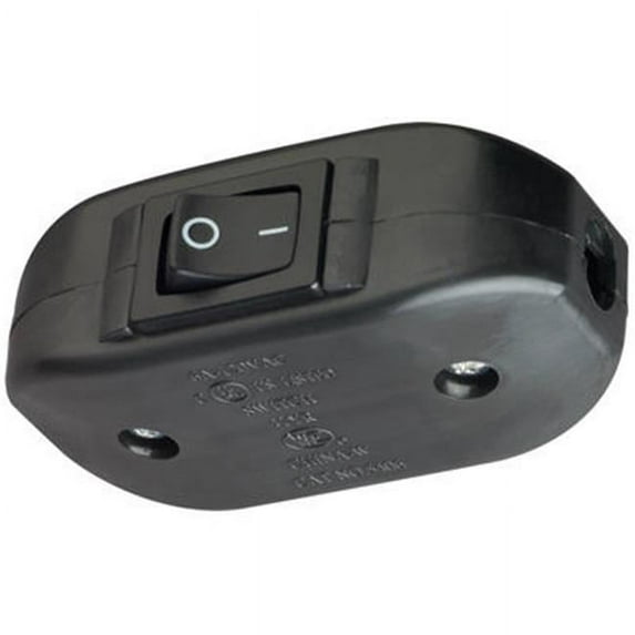 Legrand 5406BKBPCC5 Pass & Seymour Heavy-Duty Feed Thru Cord Switch - Quantity 1