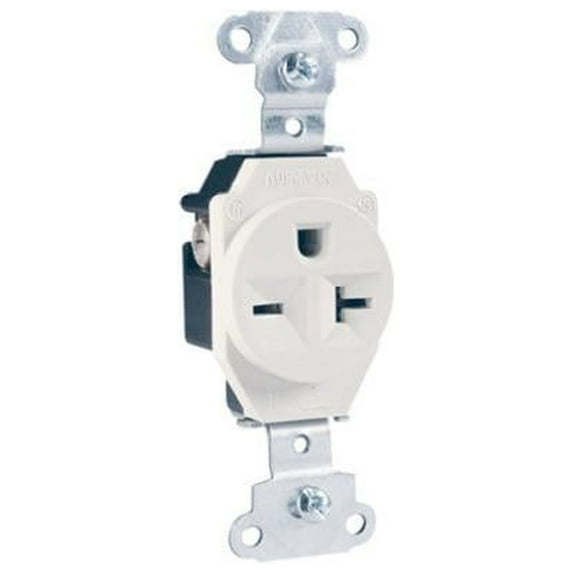 Legrand 5851WCC8 Pass & Seymour 20A Heavy-Duty Single Outlet - Quantity 8