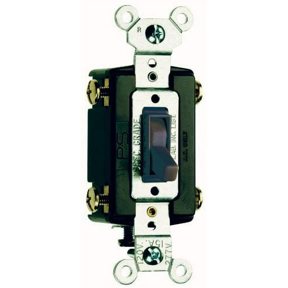 Legrand 664GCC8 Pass & Seymour 15A Brown Standard 4-Way Toggle Switch - Quantity 1