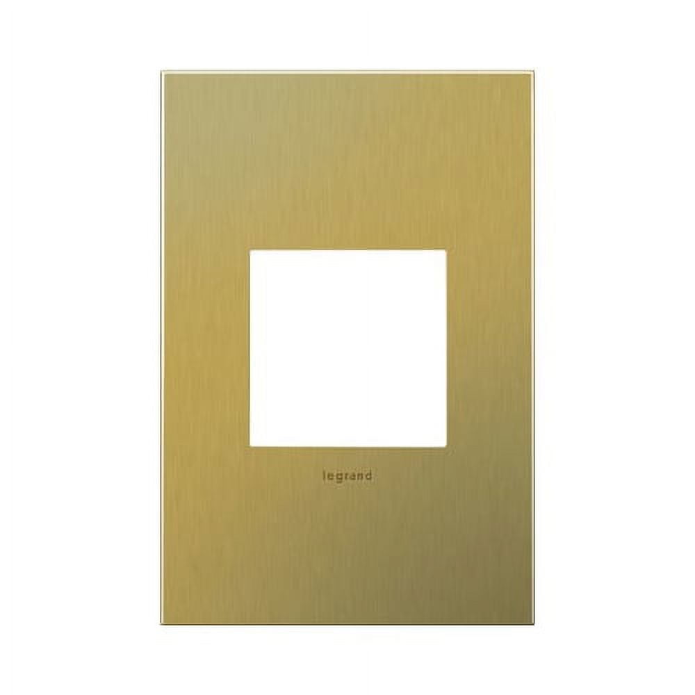 Legrand AWC1G2BB4 adorne 1 Gang Metal Wall Plate - 3.45 Inches Wide