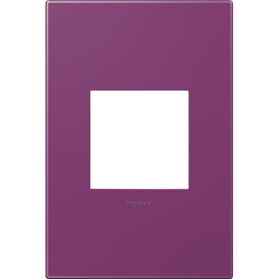 Legrand AWP1G24 Adorne Plastic Single Gang Wall Plate