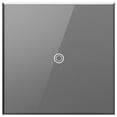 thumbnail image 1 of Legrand Adorne ASTH1532M2 Magnesium Single Pole 3-Way Touch Switch 15A Magnesium 2 Pack, 1 of 1