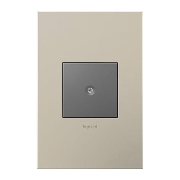 Legrand Adorne Push Button Switch Magnesium 1 Pk - Tota ASPU1532M4