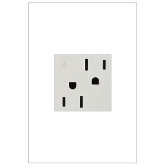 Legrand ARCD152W10 Adorne 15 Ampere Dual-Controlled Tamper-Resistant Electrical Outlet -