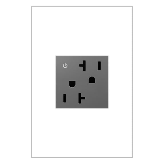 Legrand Arcd20210 Adorne 20 Ampere Dual-Controlled Tamper-Resistant Electrical Outlet -