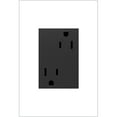 thumbnail image 1 of Adorne ARTR153G4 Tamper Resistant Outlet Plus Size 15A in Graphite Finish, 1 of 6