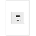 thumbnail image 1 of Legrand ARUSB2AC6W4 Adorne 6 Amp Ultra-Fast Usb-A And Usb-C Outlet Module - White, 1 of 7