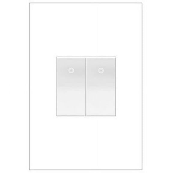 Legrand Aspd1531W4 Adorne Paddle 15 Ampere Half Size Single Pole/3-Way Light Switch Wall