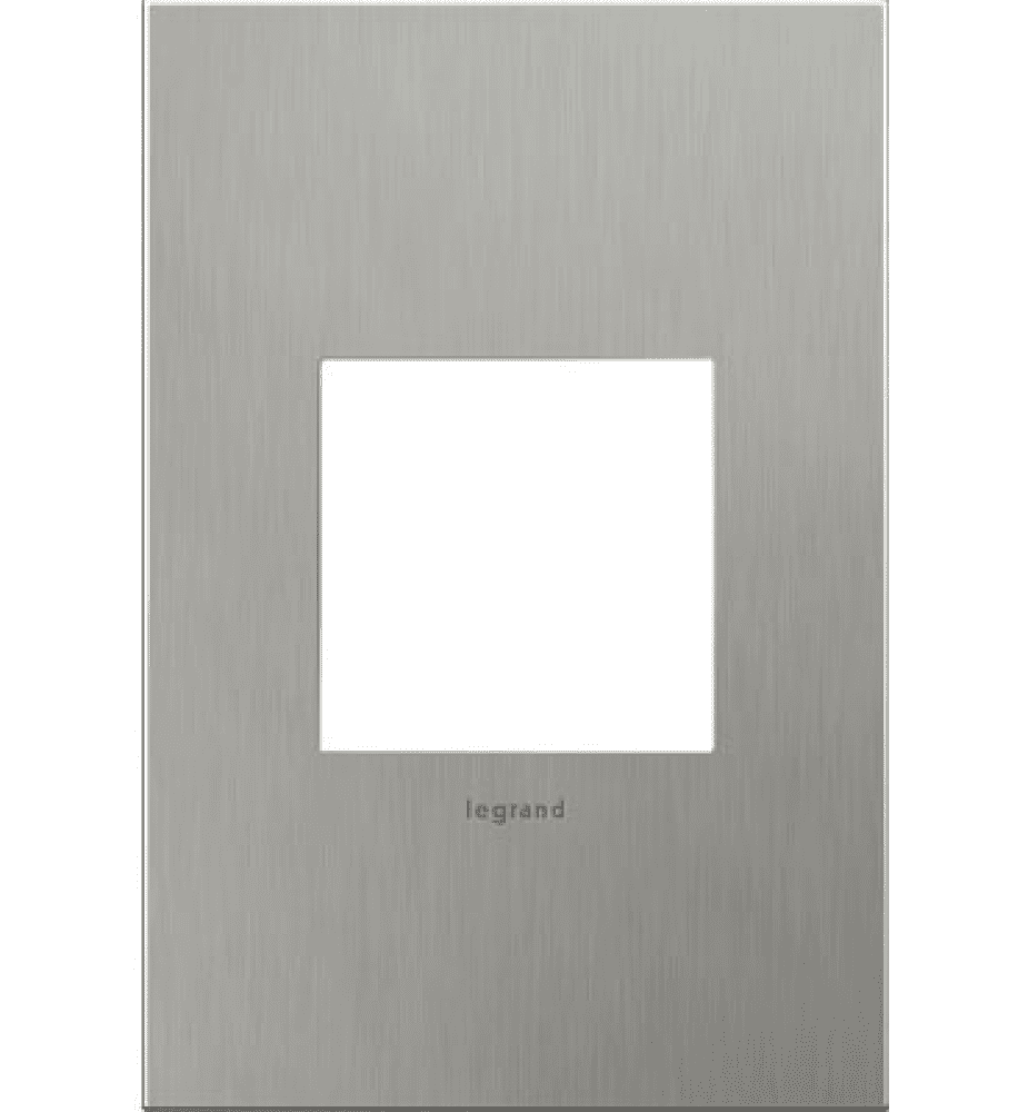 Legrand AWC1G2BS4 Brushed Stainless Steel 1 Gang Wall Plate
