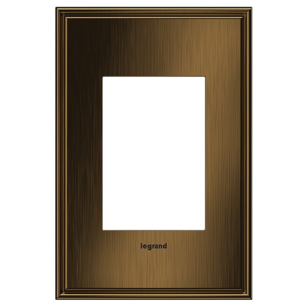 Legrand AWC1G3COF4 Adorne Cast Metal 1+ Gang Light Switch / Outlet Cover Wall Plate -