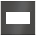 thumbnail image 1 of Legrand Awc2g4 Adorne Cast Metal 2-Gang Light Switch / Outlet Cover Wall Plate - Black, 1 of 7