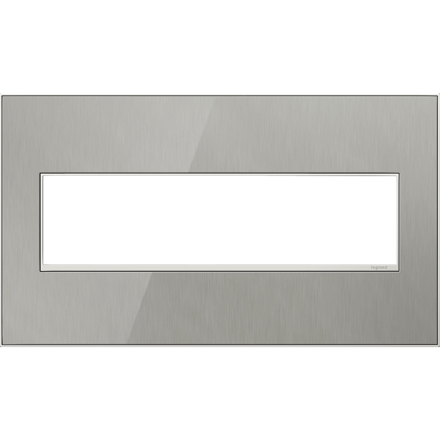 Legrand AWM4GMS4 Adorne Real Materials 4-Gang Light Switch / Outlet Cover Wall Plate -