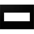 thumbnail image 1 of Legrand Awp3g4 Adorne Plastic 3-Gang Light Switch / Outlet Cover Wall Plate - Black, 1 of 7
