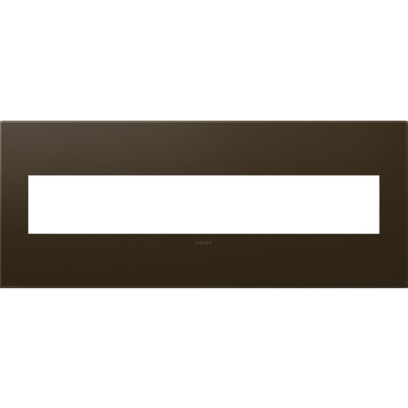 Legrand AWP6GBR1 Adorne Plastic 6-Gang Light Switch / Outlet Cover Wall Plate - Bronze