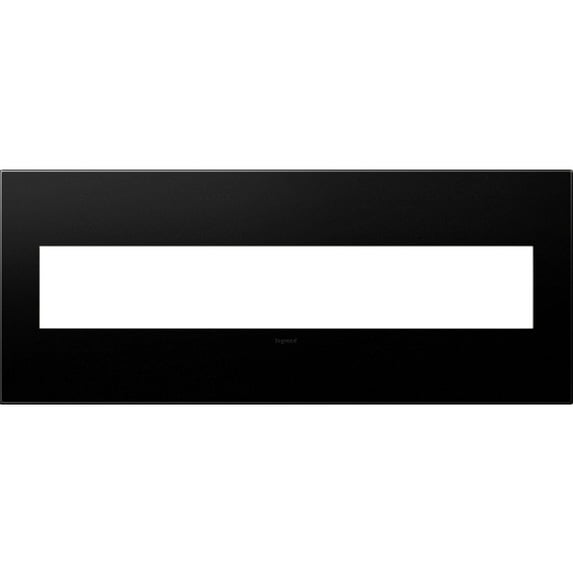 Legrand Awp6r1 Adorne Plastic 6-Gang Light Switch / Outlet Cover Wall Plate - Grey