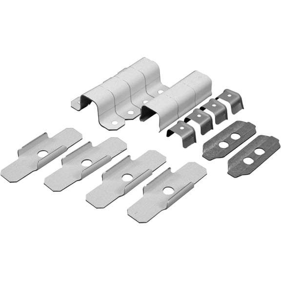 Legrand BWH-9-10-11 Metal Raceway for Extending Power, 700 Series, Accessory Pack with Mounting Clips, Straps, and Fittings, White (1 Pack)