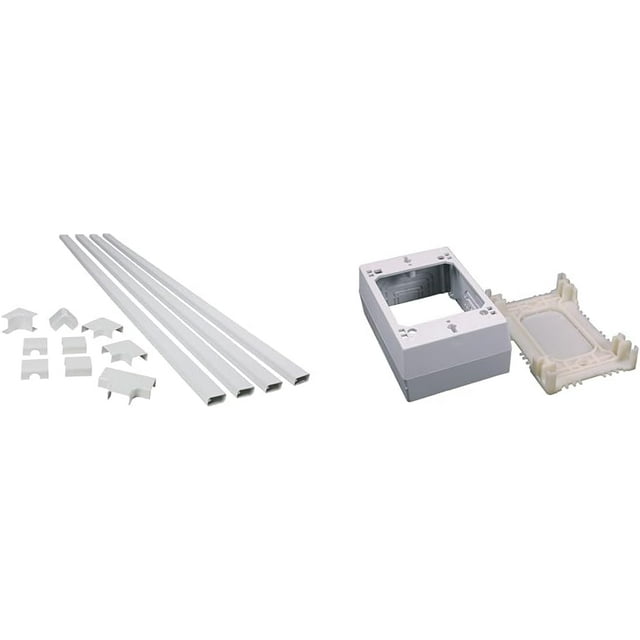 Legrand CMK50 Cordmate II 10 Foot 12 Piece Cord Cover Kit & Legrand C53