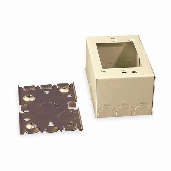 Legrand Deep Switch and Receptacle Box,Ivory V5744S