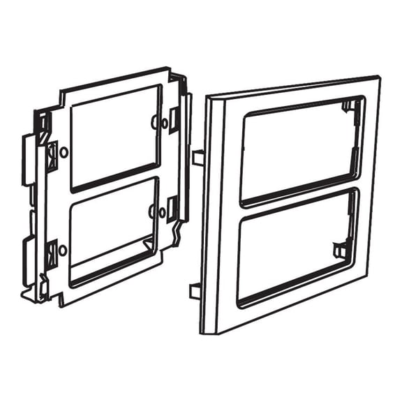 Wiremold V4050 Non-Metallic Device Mounting Bracket Ivory