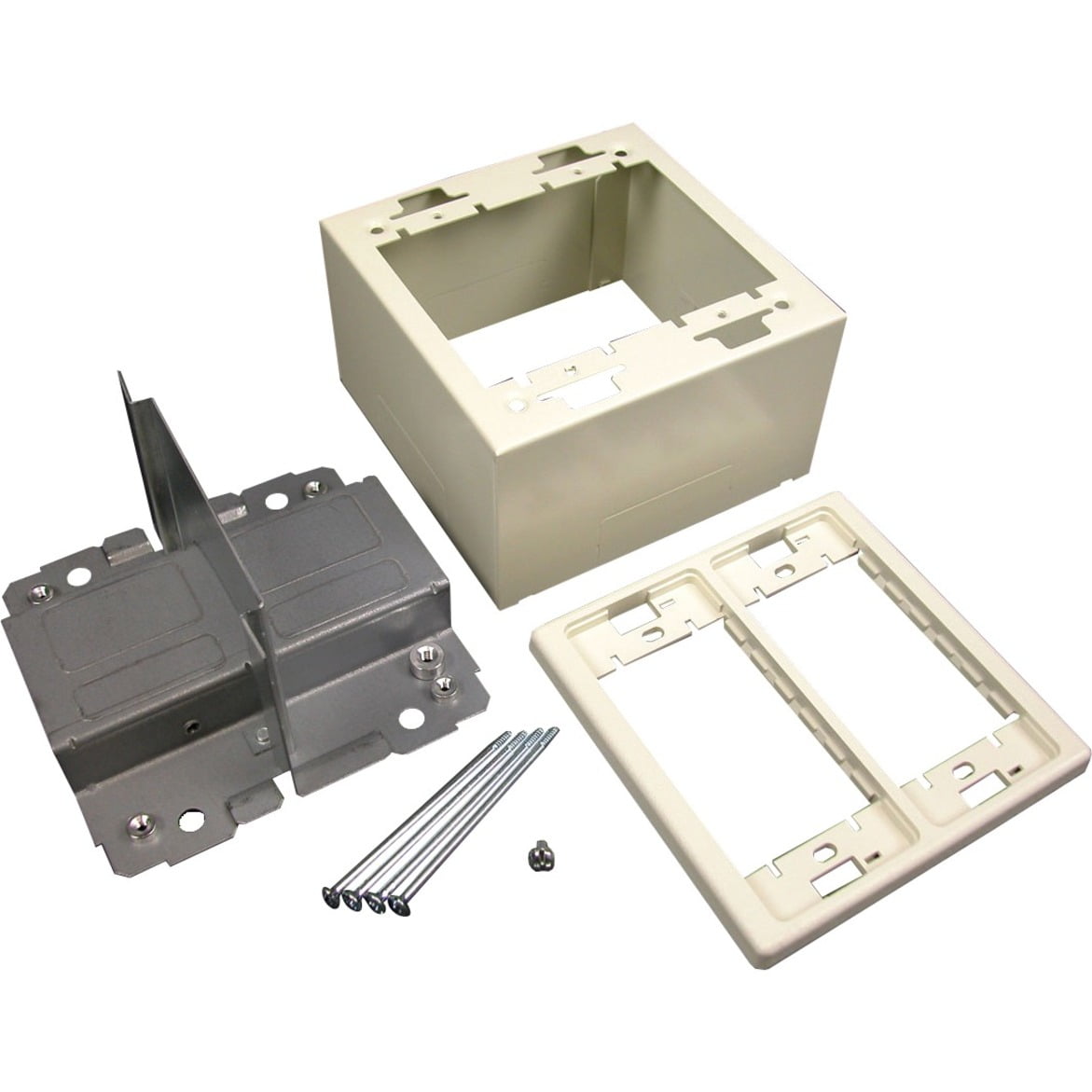 Legrand Device Box, Gang Box Type, 2 Gangs, Steel V2444D-2A - Walmart.com