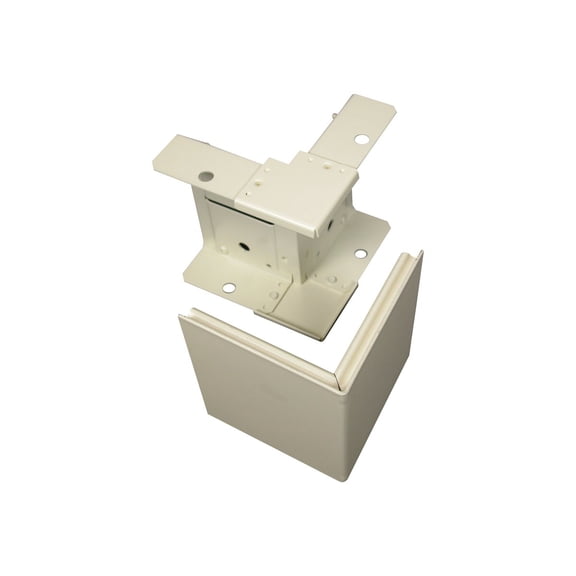 External Elbow Raceway, 4000 Series, 4-3/4 in W, 1-1/2 in H, 5 in L, Gray G4018