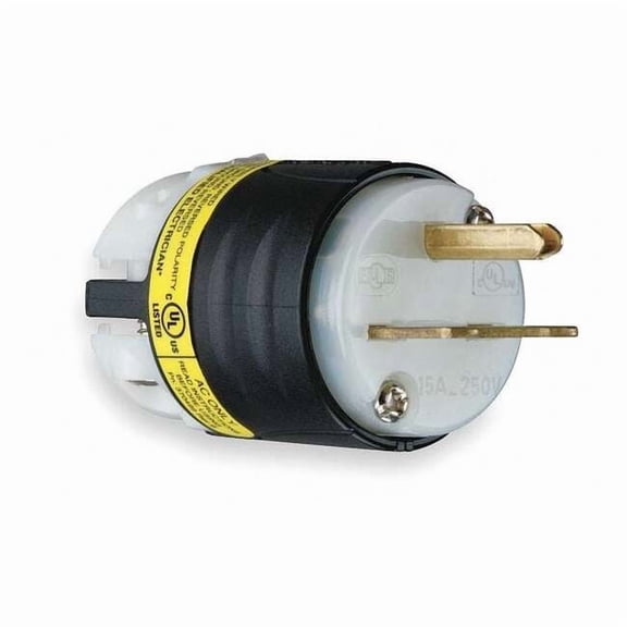 Legrand GCM Strt Plg,Blk; Wht,15 A,Stnd,6-15P PS5666XGCM