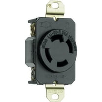 Legrand L1430RCCV3 Pass & Seymour Locking Outlet, Black, NEMA L14-30r, 125/250-Volt - Quantity 1
