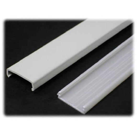 Wiremold NM1 5-Ft. Ivory Plastic Channel Wiremold