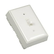 Legrand NM2-S Wiremold Non-Metallic PVC Raceway 15A Toggle Switch Box Kit, Ivory