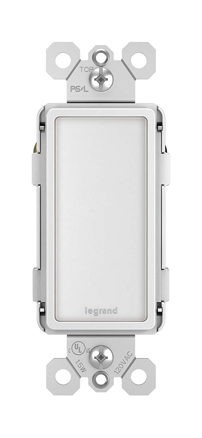 White Adjustable LED Night Light Outlet for Hallways and Nurseries
