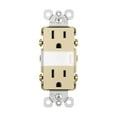 thumbnail image 1 of Legrand radiant NTL885TRICC6 15 Amp Adjustable LED Night Light Outlet, Tamper Resistant Decorator Receptacle, Optional Louver, Ivory (1 Count), 1 of 7