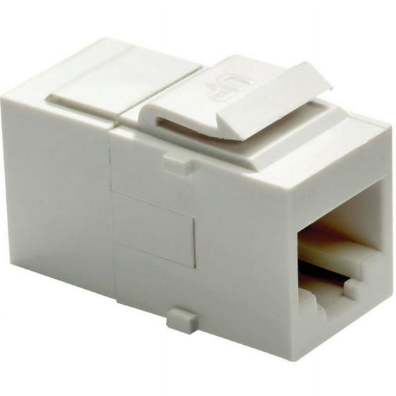 Legrand On-Q RJ45 Cat 6 Coupler Keystone Insert, White WP3452WHV1