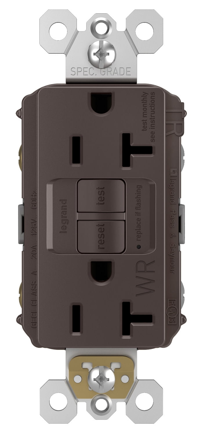 Legrand-Pass & Seymour 2097-TRWR radiant Duplex GFCI Receptacle