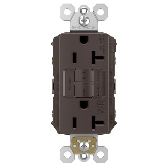 Legrand-Pass & Seymour 2097-TRWR radiant Duplex GFCI Receptacle
