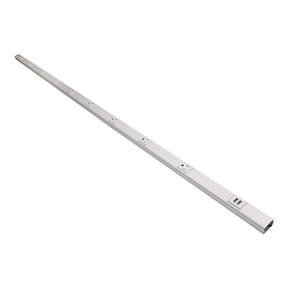 Legrand Prewired Raceway, Plugmold(R) Series, 6 ft L, Ivory V20GB606TRUSB