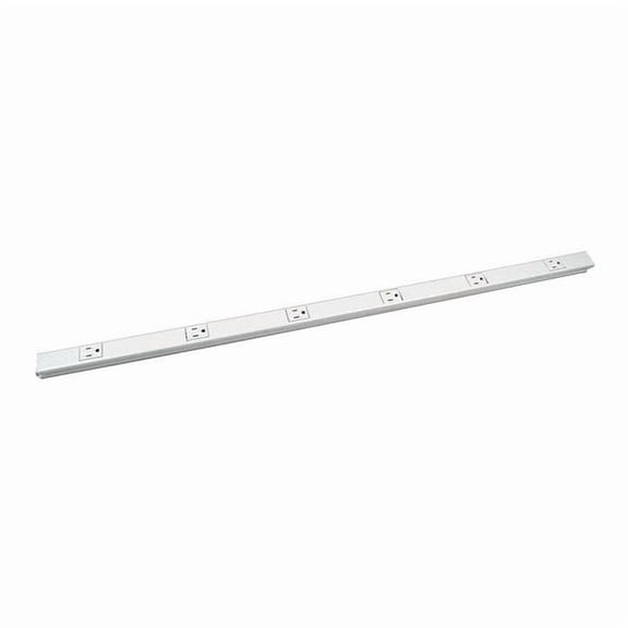 Legrand Outlet Strip, Plug Converter, 5-15R, 5 ft., White WH20GB512