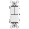 thumbnail image 1 of Legrand RCD113WCC6 Pass & Seymour Radiant 3 Single-Pole Switch, 15A, White - Quantity 1, 1 of 2