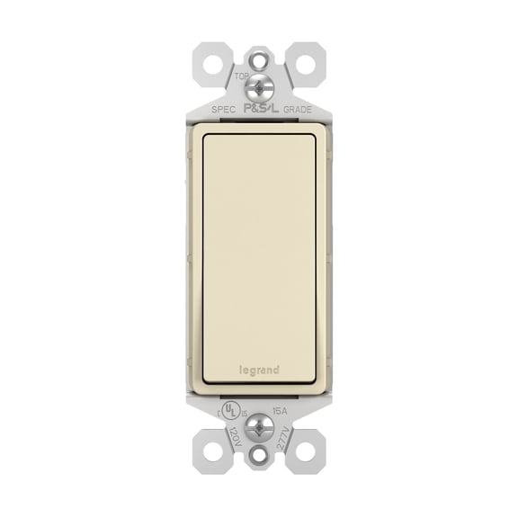 Legrand Radiant 3-Way Decorator Switch - Light Almond - TM873LA