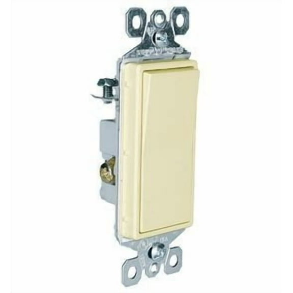 Pass & Seymour TM873-LA Decorator Switch 3Way 15Amp 120v Almnd TM873LA