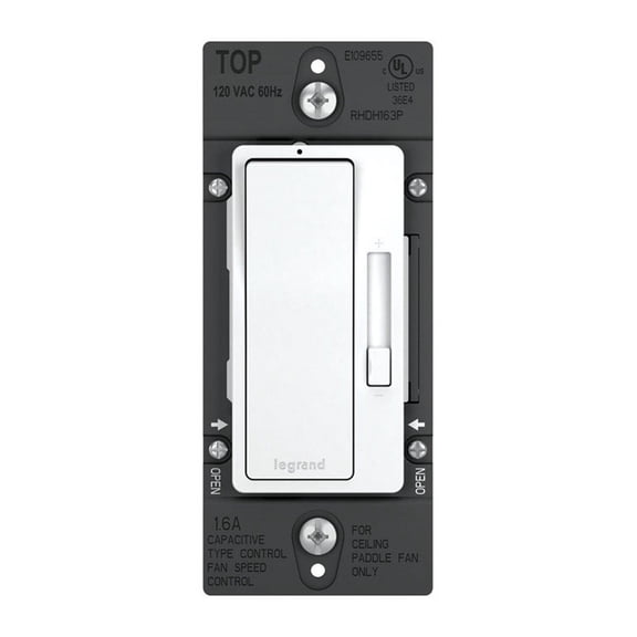 PASS & SEYMOUR Radiant Harmony Fan Control Light, Almond RHDH163PTCCCV6