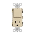 thumbnail image 1 of Legrand Rcd38tr Radiant 15 Ampere Combination Tamper Resistant Outlet And 3-Way Light, 1 of 7