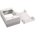 thumbnail image 1 of Wiremold NM NM35 Outlet Box, 0 -Knockout, Plastic, Ivory, Wall Mounting, 1 of 2