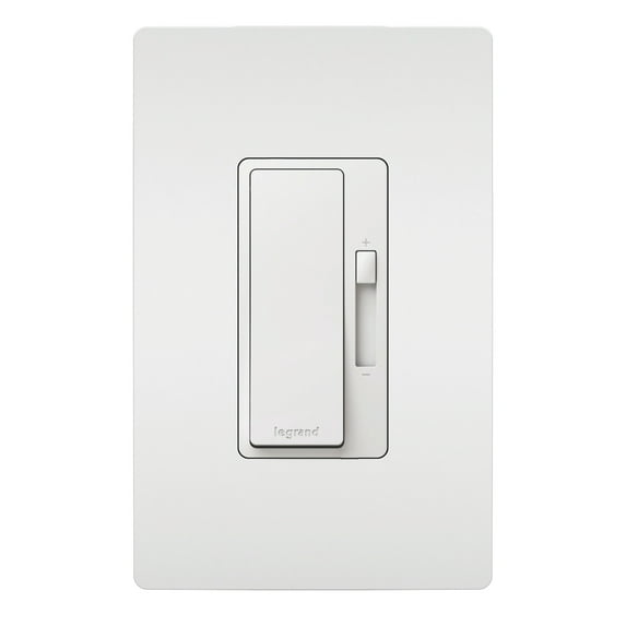 Legrand Rhl153pwp Radiant 15 Ampere Cfl, Incandescent, Led Dimmer - White