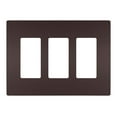 thumbnail image 1 of Legrand Rwp263 Radiant 3-Gang Light Switch / Outlet Cover Wall Plate - Bronze, 1 of 5