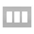thumbnail image 1 of Legrand Rwp263 Radiant 3-Gang Decorator Rocker Light Switch / Outlet Cover Wall Plate -, 1 of 6