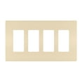 thumbnail image 1 of Legrand RWP264I Radiant 4-Gang Decorator Rocker Light Switch / Outlet Cover Wall Plate -, 1 of 7