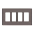 thumbnail image 1 of Legrand RWP264 Radiant 4-Gang Decorator Rocker Light Switch / Outlet Cover Wall Plate -, 1 of 7