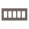 thumbnail image 1 of Legrand RWP265 Radiant 5-Gang Decorator Rocker Light Switch / Outlet Cover Wall Plate -, 1 of 6