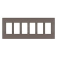 thumbnail image 1 of Legrand RWP266 Radiant 6-Gang Decorator Rocker Light Switch / Outlet Cover Wall Plate -, 1 of 6