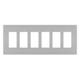 thumbnail image 1 of Legrand Rwp266 Radiant 6-Gang Decorator Rocker Light Switch / Outlet Cover Wall Plate -, 1 of 6